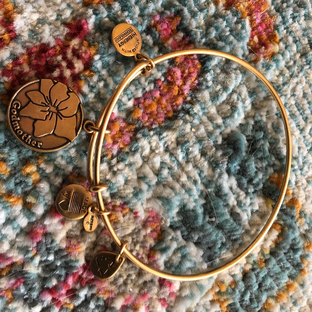 Alex and ani gold grandmother bracelet